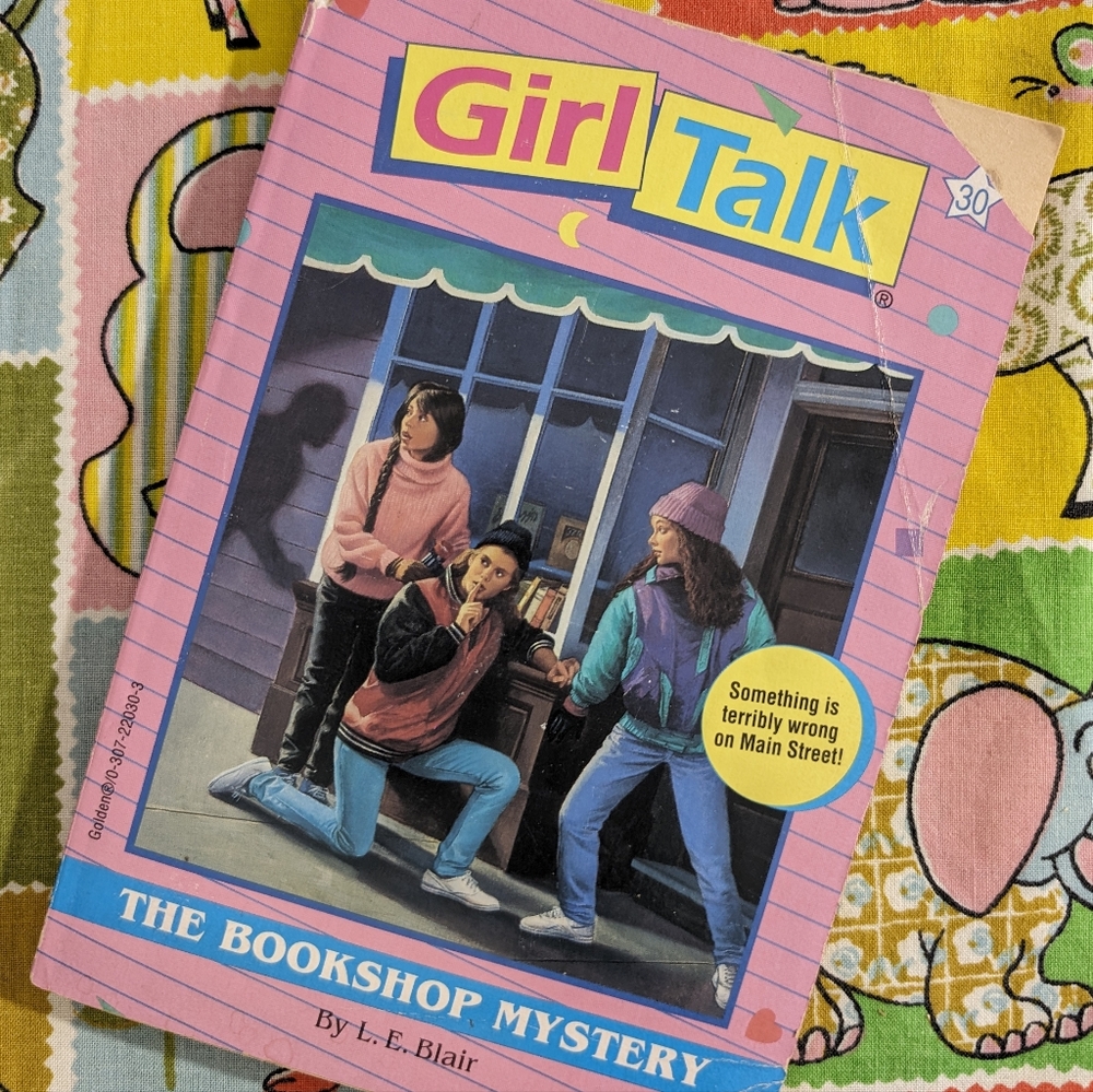 Vintage Girl Talk Book | The Bookshop Mystery